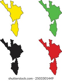 REALISTIC TAK PROVINCE MAP, THAILAND PROVINCE MAP
