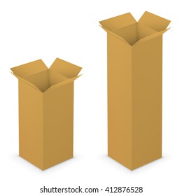 tall cardboard boxes