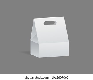 Realistic template, mockup of gift paper packaging, holiday surprises, package, beautiful box with ribbons. Surprise for birthday, lovers' day, Christmas. Vector illustration.