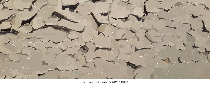 Realistic texture banner with old, rust, grunge, grainy, vintage, worn effect