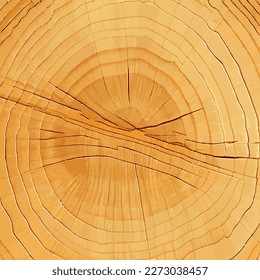 Realistic texture of the tallest green tree in the world, made in the USA - Vector illustration