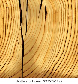 Realistic texture of the tallest green tree in the world, made in the USA - Vector illustration