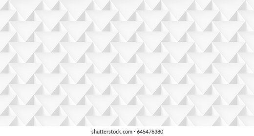 Realistic texture, volume triangles, gray geometric pattern, vector design 3d light wallpaper