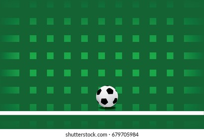 A realistic textured grass football / soccer field. Vector EPS 10. File contains transparencies.