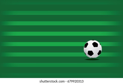 A realistic textured grass football / soccer field. Vector EPS 10. File contains transparencies.
