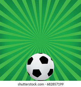 A realistic textured grass football / soccer field. Vector EPS 10. File contains transparencies.