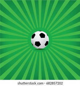 A realistic textured grass football / soccer field. Vector EPS 10. File contains transparencies.