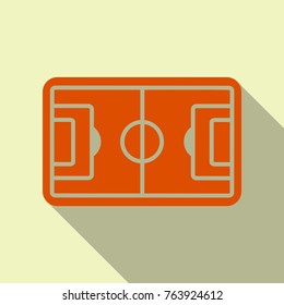 A realistic textured grass football / soccer field. Vector EPS 10. File contains transparencies.