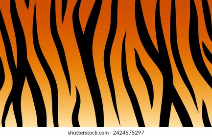 realistic tiger skin pattern abstract background. vector EPS 10.