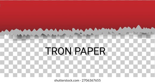 Design de fundo de papel rasgado realista. Ilustração vetorial. 