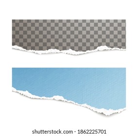 Borde de papel roto realista con plantilla de vector de sombra. página de cartón de color rota con área vacía para el texto. Camionetas para banner, volante, cubierta, diseño de afiches. 