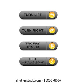 Realistic Traffic  Button 