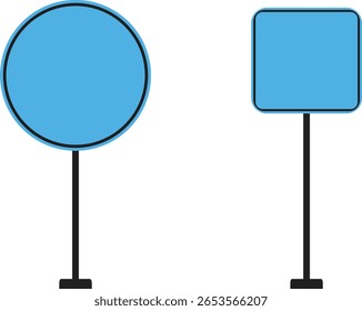Realistic Traffic Sign Icon set.Realistic Road Signs Indicating Height Restrictions and Clearance Warnings, Displayed on Metal Pole.signs for information of road direction, maps, text or banner.
