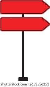Realistic Traffic Sign Icon.Realistic Road Signs Indicating Height Restrictions and Clearance Warnings, Displayed on Metal Pole.signs for information of road direction, maps, text or banner.