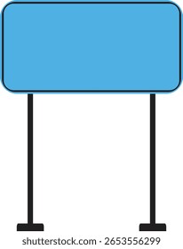 Realistic Traffic Sign Icon.Realistic Road Signs Indicating Height Restrictions and Clearance Warnings, Displayed on Metal Pole.signs for information of road direction, maps, text or banner.