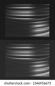 Realistic transparent plastic wrapper texture.