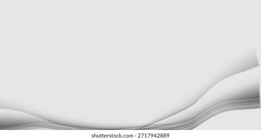 Hoja de papel blanco transparente realista con esquinas curvas. Vector EPS10