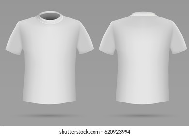 realistic t-shirt design template