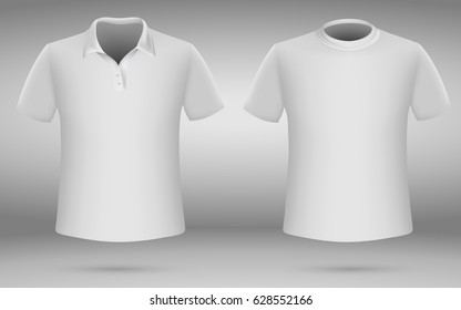 realistic t-shirt design template