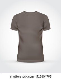 Realistic T-Shirt. Vector Illustration