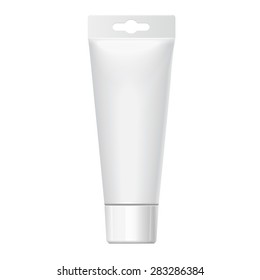 Realistic tube. For cosmetics, cream, tooth paste