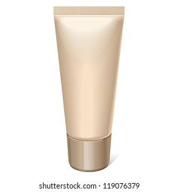 Realistic tube. For cosmetics, ointments, cream, tooth paste, glue Vector.elements