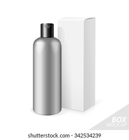 Realistic Tubes And Package. Packing White Cosmetics Or Medicines Isolated On White Background. You Can Use It For Tube Of Creams, Shampoo, Gel, Sauce, Paint, Ointments, Lotions Or Any Other Product.