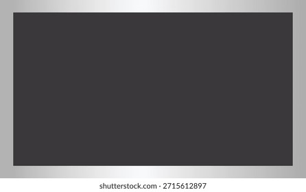 Realistic TV Screen Isolated. Modern Stylish LCD Panel, LED Display. Graphic Design Element for Catalog, Web as Mock up. Blank Television Template. Separate Groups and Layers. Easily Editable Vector.