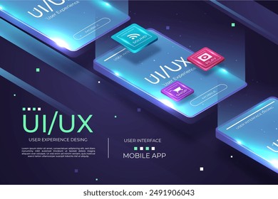 Realistic ui ux elements vector design in eps 10