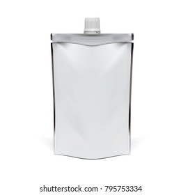 Realistic Various Clear Doy Pack. EPS10 Vector