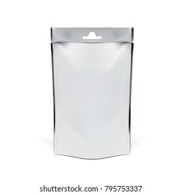 Realistic Various Clear Doy Pack. EPS10 Vector