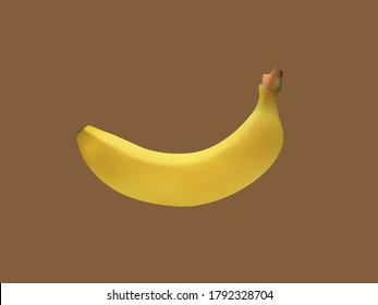 vector realista de un plátano