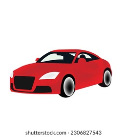 realistic vector car SUV with transparency