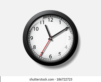 Realistic vector clock. File is in eps10 format.