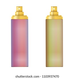 Realistic vector cosmetic sprays
