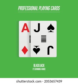 Realistic vector design of winning hand four ace. Playing poker. Set of four of a kind aces playing cards. Combination in poker consisting of four cards of the same value kicker.