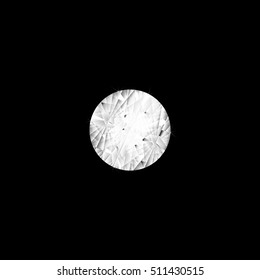 Realistic vector diamond on black background.