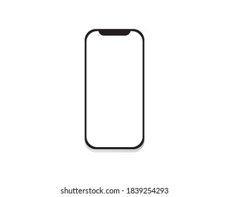 Vector Digital Realista Pantalla de pantalla del ordenador de sobremesa de color blanco para smartphone tablet portátil portátil portátil o portátil y tablet. Esbozar dispositivos electrónicos de simulación teléfonos líneas de monitor simple vector aislado 