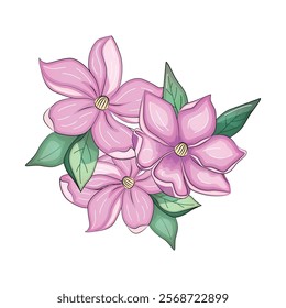 Realistic vector flowers petals buds bouquets. Anemones, peonies pansies magnolia