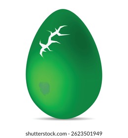 Realistic Vector Icon Set of Chicken Eggs, Glossy, Detailed Closeup of Whole Eggs in Various Colors, Front View Isolated, 3D Glossy and Realistic Chicken Hatched Egg Icons Vector, Easter Egg