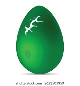 Realistic Vector Icon Set of Chicken Eggs, Glossy, Detailed Closeup of Whole Eggs in Various Colors, Front View Isolated, 3D Glossy and Realistic Chicken Hatched Egg Icons Vector, Easter Egg