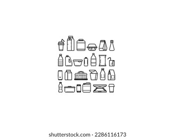 realistic vector icon set. Plstic water bottles with water splash. Isolated on white background