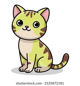 Realistic Vector Illstration of Popular Pet Cat