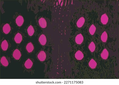 Realistic vector illustration of a background of a black knitted mesh scarf on a burgundy fabric. Abstract background.
