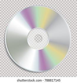 Realistic vector illustration of CD or DVD