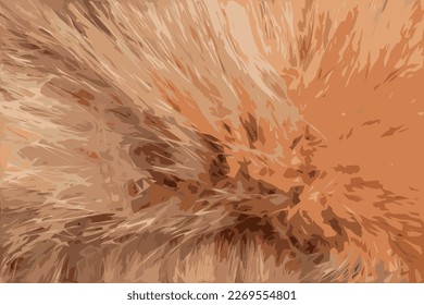 Realistic vector illustration close-up of real silver fox fur. Good background.
