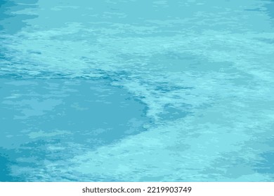 Realistic vector illustration of an icy river surface. Texture of ice covered with snow. Winter background.