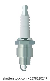 realistic vector illustration isolated spark plug