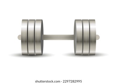 Realistic vector illustration. Sport equipment. Realistic equipment for fitness and power weight lifting exercises