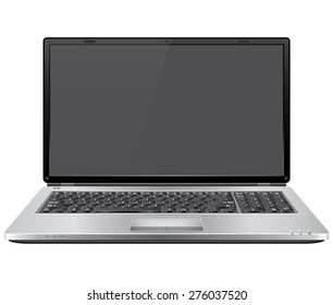 Realistic Vector Laptop